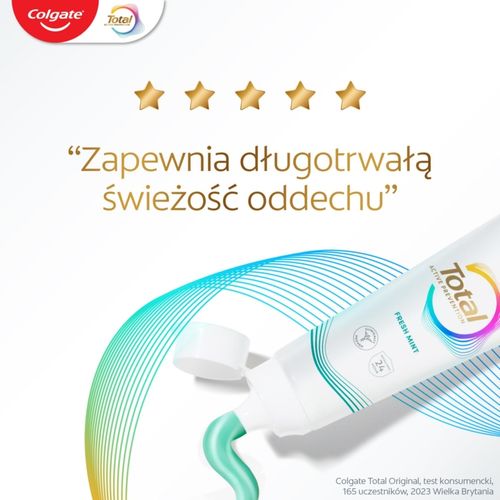 COLGATE TOTAL PASTA DO ZĘBÓW MULTIOCHRONNA Z FLUOREM FRESH MINT 75 ML na Arena.pl