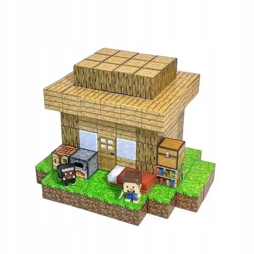 Minecraft Magnetyczne Klocki Montessori Świat Kostki Zestaw Mix 100 EL na Arena.pl