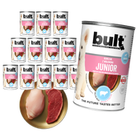 MOKRA KARMA DLA PSA BULT Junior kurczak z wołowiną dla szczeniąt 12x400g