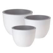 Doniczka okrągła Muna 30, 35, 40 Zestaw Donica x3