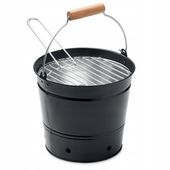 GRILL OGRODOWY PRZENOŚNY PIKNIKOWY WEGLOWY WIADERKO składany turystyczny