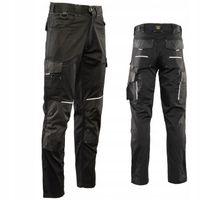 Spodnie robocze do pasa MOCNE MONTERSKIE ELASTYCZNE stretch ochronne CE 54
