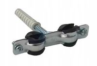 obejma metalowa z gumą do rur podwójna 3/8" 15-19mm