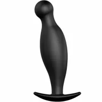 pretty love korek analny silikonowy czarny 11,7 cm ergonomiczny