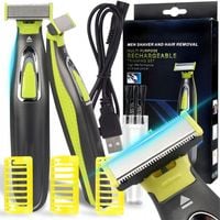 GOLARKA MĘSKA ELEKTRYCZNA MASZYNKA DO GOLENIA CIAŁA TWARZY BRODY TRYMER