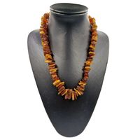 BURSZTYN BAŁTYCKI KORALE NASZYJNIK BIŻUTERIA DAMSKA Z BURSZTYNEM PREZENT