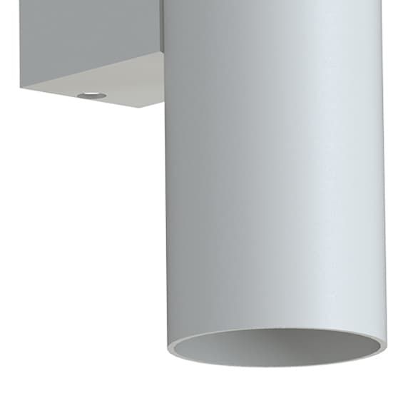 Podłużna lampa ścienna tuba Fourty 10888 Nowodvorski sypialniana szary zdjęcie 2