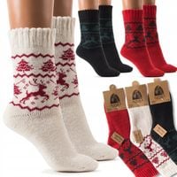 skarpetki damskie WEŁNIANE z ALPAKI NATURALNE Skarpety CIEPŁE