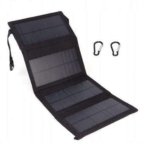 ŁADOWARKA SOLARNA DO TELEFONU 20W SKŁADANY PANEL SŁONECZNY USB IP65 na Arena.pl