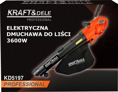 ELEKTRYCZNA DMUCHAWA DO LIŚCI 3600W KD5197 na Arena.pl