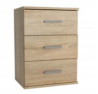 SZAFKA NOCNA Z SZUFLADAMI SONOMA 48x65 nowoczesna szafka do sypialni