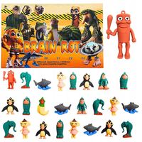 Kalendarz Adwentowy BRAIN ROT Zabawki Figurki Breloczki 24 szt. PREZENT