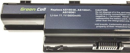 Bateria do laptopa GREEN CELL AS10D31 6600 mAh na Arena.pl