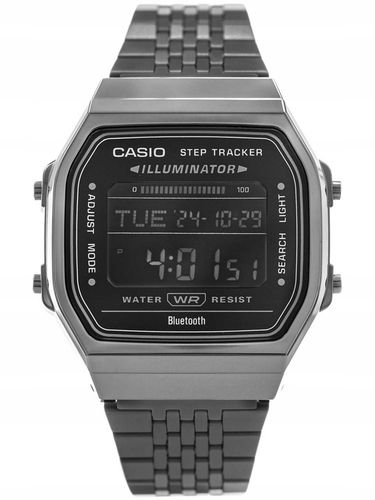 ZEGAREK CASIO ABL-100WEGG-1BEF VINTAGE CZARNY BLUETOOH KROKOMIERZ DATOWNIK na Arena.pl