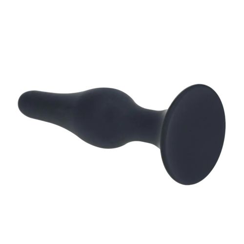 Slim Silicone Anal Plug - L - Black na Arena.pl