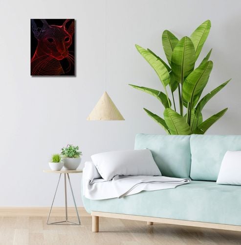 Obraz 30x40cm Cyfrowa Kocica na Arena.pl