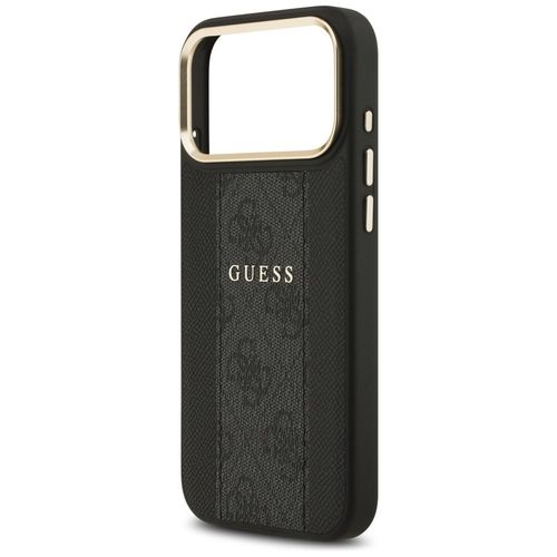 Etui Guess 4G Stripe MagSafe do iPhone 17 Pro Max czarny na Arena.pl