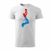 Koszulka do koszykówki basketball koszykówka do kosza męska biała REGULAR XXL