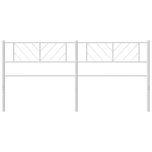 Metalowe wezgłowie, białe, 193 cm na Arena.pl