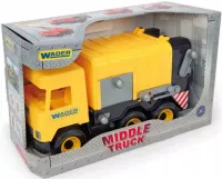 Middle Truck. Śmieciarka żółta 32123
