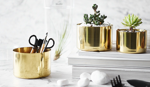 POJEMNIK - DONICZKA   - Modern Design - METAL - HIT na Arena.pl