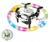 Dron zdalnie sterowany Aurora Ball 360° RGB, mały przenośny dla dzieci