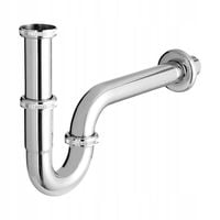 Syfon Umywalkowy Rurowy Chrom Kuchinox Stal Nierdzewna Uniwersalny CKS_064D