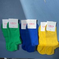 LIKYA Skarpetki Damskie, Stopki, 6 par - 3 Kolory, Rozmiar 36-40