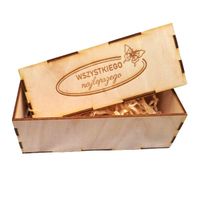 Drewniane Pudełko Prezentowe z Grawerem – Idealne na Upominek