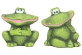 figurka ceramiczna żaba 14cm