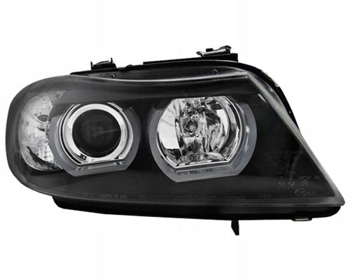 Lampy BMW E90/E91 05-08 black ringi led 3d xenon na Arena.pl