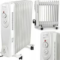 GRZEJNIK ELEKTRYCZNY OLEJOWY TERMOSTAT ENERGOOSZCZĘDNY 2500W DUŻA MOC