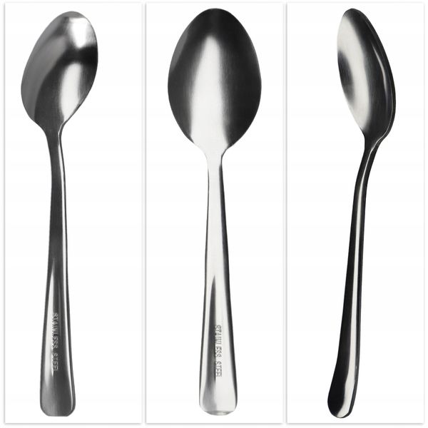 KOMPLET 3 ŁYŻECZEK DO HERBATY KAWY STAL ŁYŻECZKA zdjęcie 6