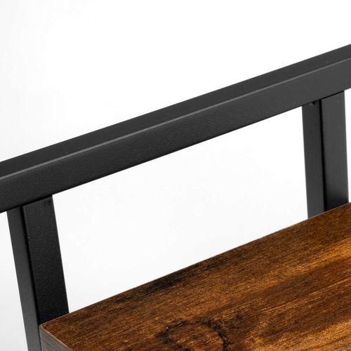 Kwietnik loftowy czarny JOSE RUSTIC postarzany dąb na Arena.pl