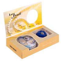 Perła szczęścia naszyjnik w puszce W MAŁŻY