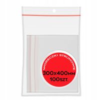 WORECZKI STRUNOWE 300x400 mm Torebki Foliowe 30x40 cm Mocne 100 szt.