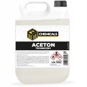 ACETON TECHNICZNY odtłuszczacz zmywacz do czyszczenia ROZCIEŃCZALNIK 5L