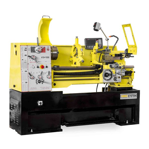 Tokarka do metalu Viber-system 410x1000 Cyfrowy odczyt położenia Przelot 52 zdjęcie 3