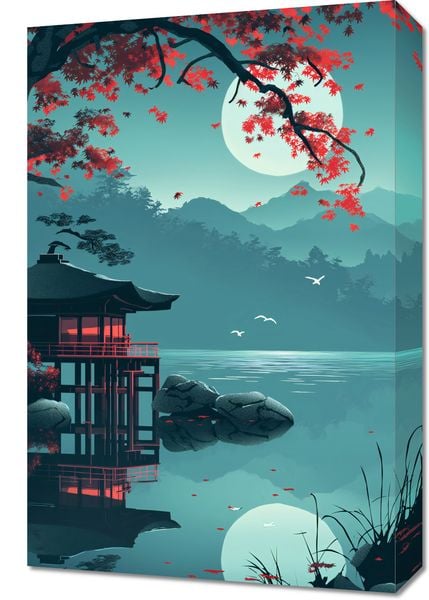Obraz 40x60cm Japoński Pawilon zdjęcie 1