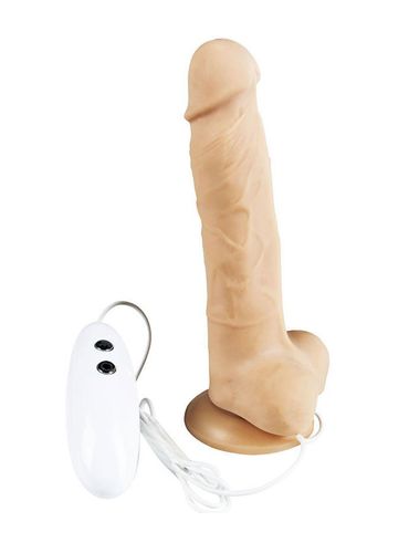 dildo z wibracją rotacją pilot cielisty 18 cm na Arena.pl