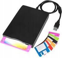 ZEWNĘTRZNA STACJA DYSKIETEK NAPĘD 3,5'' FDD USB SLIM FLOPPY DISK 1.44MB
