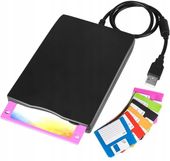 ZEWNĘTRZNA STACJA DYSKIETEK NAPĘD 3,5'' FDD USB SLIM FLOPPY DISK 1.44MB