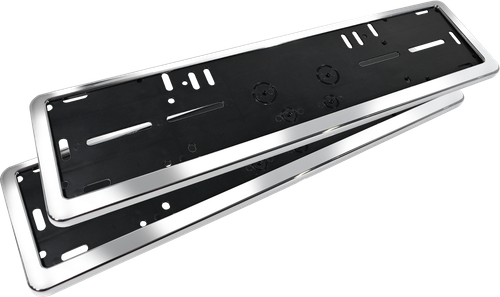 2xRAMKI POD TABLICĘ REJESTRACYJNĄ GALWANIZOWANE KOMPLET RAMEK DO TABLIC na Arena.pl