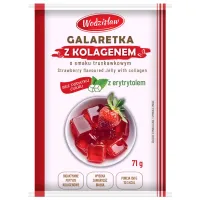 Galaretka truskawkowa z kolagenem, 71g - Bez cukru, Wodzisław