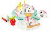Torcik Urodzinowy ze Świeczkami, Truskawka - Edukacyjny z Akcesoriami - HIT