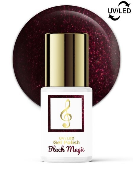 Lakier Hybrydowy Soak Off UV LED MoB Black Magic 7ml zdjęcie 1