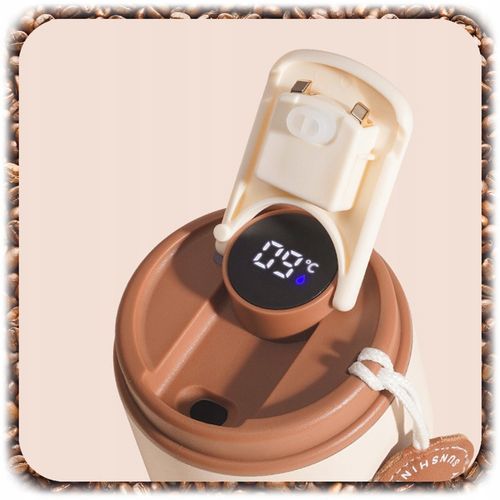 Kubek Termiczny Termos Kawa Herbata Wyświetlacz LED temperatura na Arena.pl