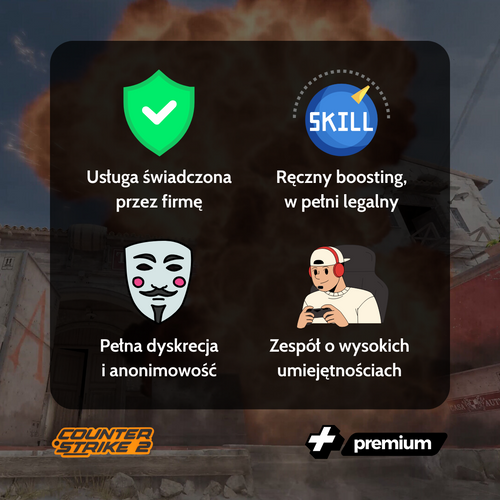 Boosting rangi premier elo rating w CS2, BOOSTING CS2, coaching CS2 na Arena.pl