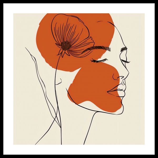 Plakat 40x40cm Ciepło Kwiatu zdjęcie 3