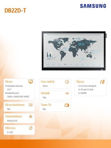 Samsung 22''  DB22D-T na Arena.pl